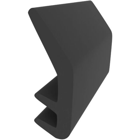 Dachfensterdichtung für Velux Dachflächenfenster - Schwarz - Muster - 18 mm Höhe - Dichtprofil für den unteren Fensterbereich - Dachfenster Abdichtung gegen Zugluft und Feuchtigkeit