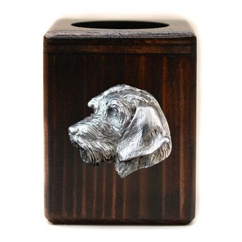 Dachshund II - candelabro de madera con un perro, un recuerdo único después de la pérdida de un perro, hecho a mano por Art-Dog