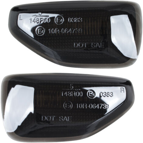 Dacia Sandero II 11-20 LED-Seitenblinker, getönt, dynamisch, 2er-Set