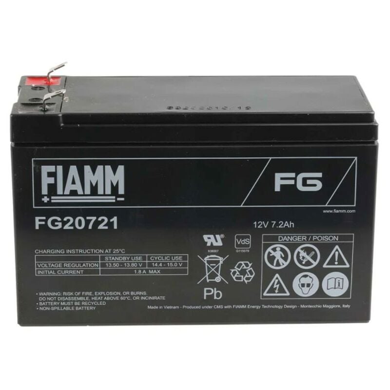 Batterie au plomb Fiamm 12V 7Ah FG20721