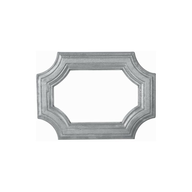 Cadre décoratif mouluré en aluminium - Longueur 300mm Hauteur 218mm avec plat de 45x10mm - à souder ou visser Deco Fer Forge