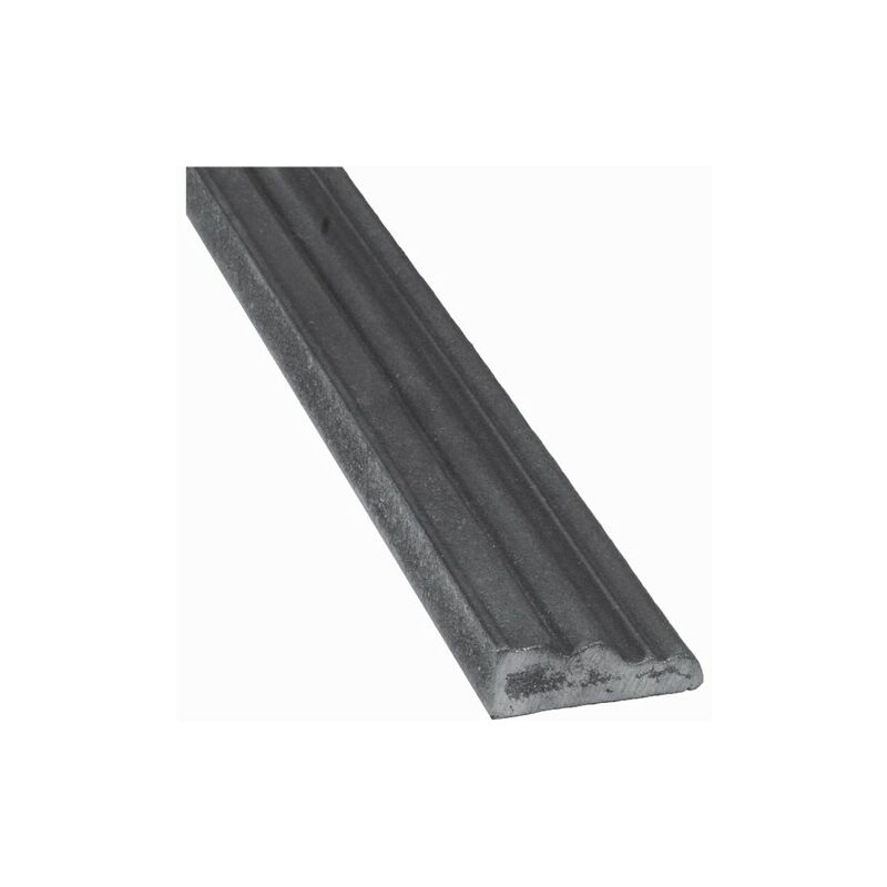 Décor de tôle avec moulure - Longueur 1250mm largeur 35mm épaisseur 12mm - Fonte à visser ou souder Deco Fer Forge