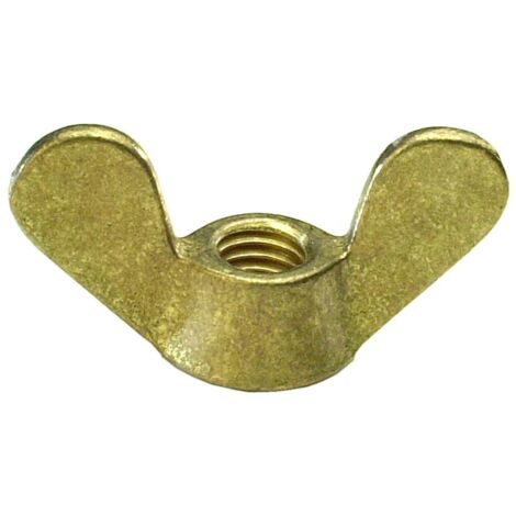 Dadi galletto ottone mm 8 pezzi 6 - masidef