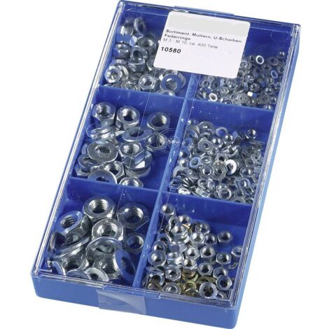 Dadi rondelle anelli di sicurezza set 400 pezzi