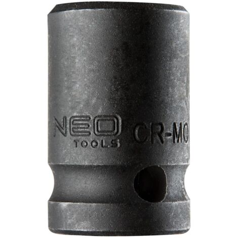 Dado de impacto de 1/2" de 16 x 38 mm, Cr-Mo