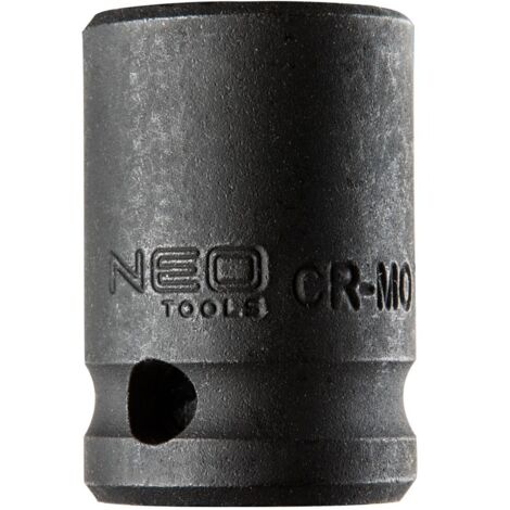 Dado de impacto de 1/2" de 17 x 38 mm, Cr-Mo