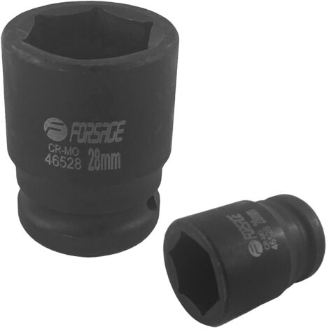 Dado de impacto profundo de 3/4'' y 28 mm