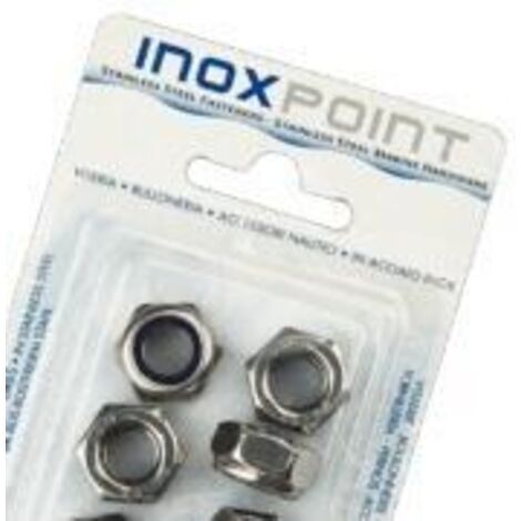 DADO ESAGONALE AUTOBLOCCANTE INOX A2 M 10