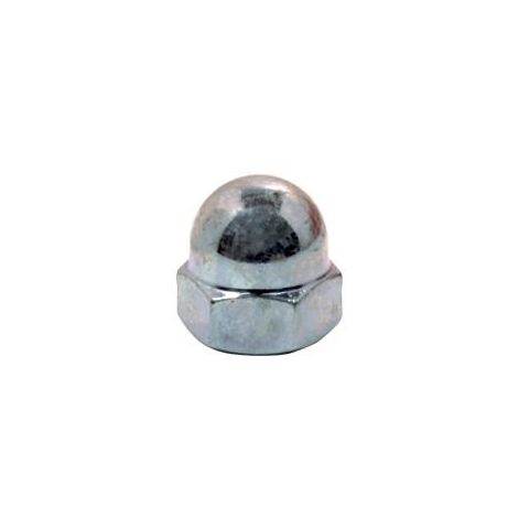 Dado esagonale cieco, calotta sferica m8x12x15 conf. 200 pz