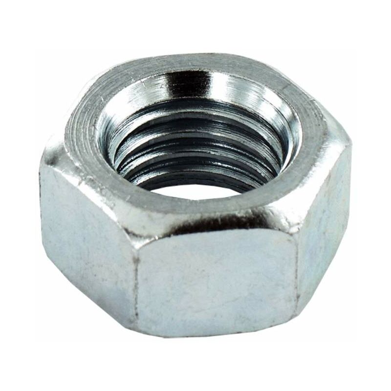 Image of Dado esagonale in acciaio zincato, diametro 8 mm, 12 pezzi. Vynex