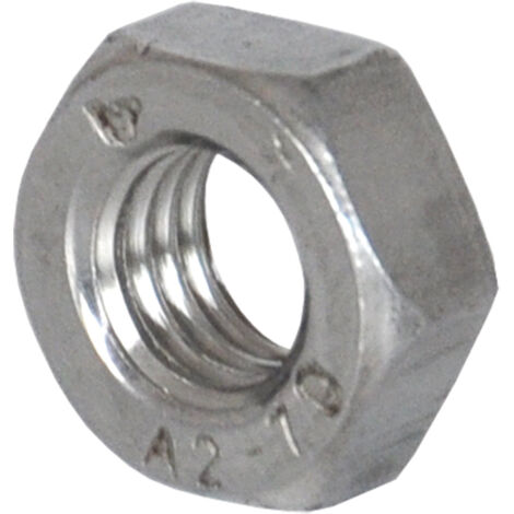 DADO ESAGONALE INOX A2 M 18 - 0.5 centinaio