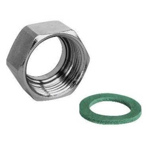 DADO IN OTTONE PER TUBI FLESSIBILI ACQUA 3/4