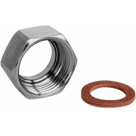 DADO IN OTTONE PER TUBI FLESSIBILI ACQUA 3/4
