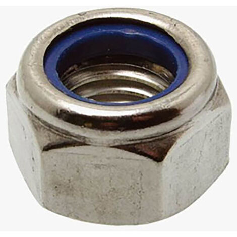 Dado Indesserrabile Anello in Nylon Inox A2 DIN 985Ø 8 mm (lotto di 3 pezzi)