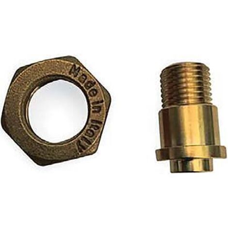DADO + INIETTORE GPL - OTTONE W20X1/4SXF 1/4F- 10 pezzi