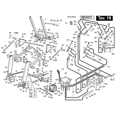 Dado M12 medio ISO4032 UNI5588 TURBOGRASS ORIGINALE GIANNI FERRARI 00.26.02.0090