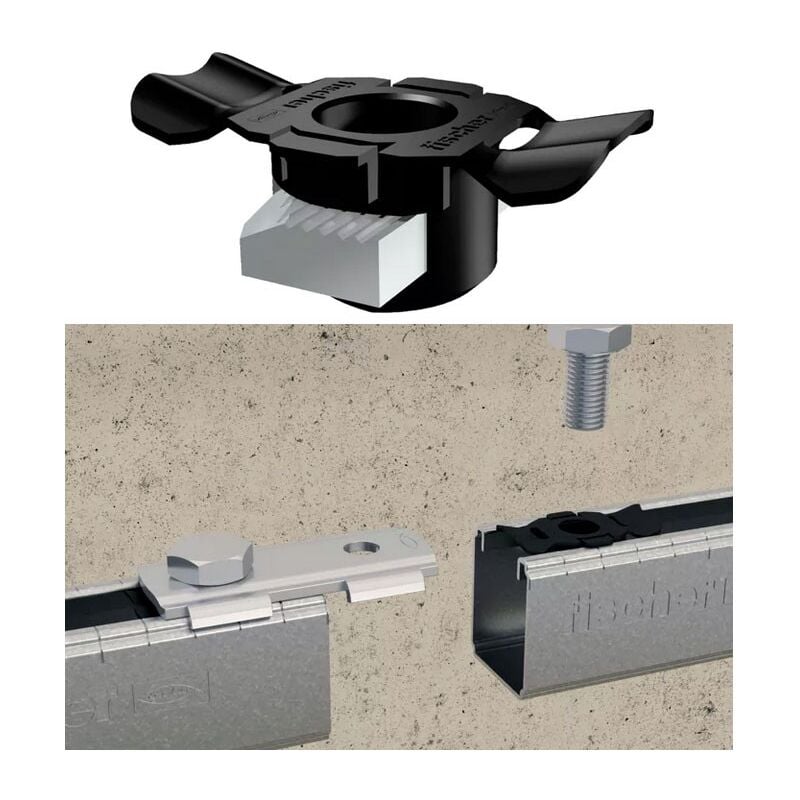 Fsm Clix p 10 Dadi per un collegamento semplice e veloce dei profili fls 00538649