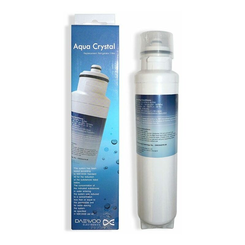 Aqua Crystal Dw2042fr09 Genuine Fridge Water Filter Daewoo Daewoo BR