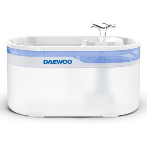 Daewoo D-WF116 Abbeveratoio Automatico per Animali Domestici 2,6L Blu e Bianco