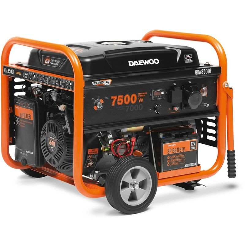 Daewoo - gda 8500e motore-generatore 7000 w 30 l