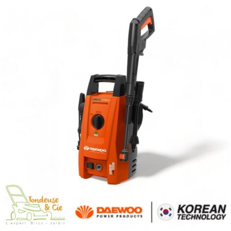 Daewoo – Nettoyeur haute pression électrique 1200 W – Pression 100 bars – Débit 390 L/h – Compact et léger pour nettoyage efficace - DAX1130