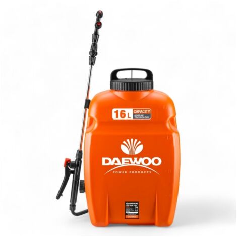 Daewoo – Pulvérisateur électrique sur batterie 16 litres – Autonomie 5h – Pression max 4 bars – Pour fongicides et insecticides - DAPS16-B