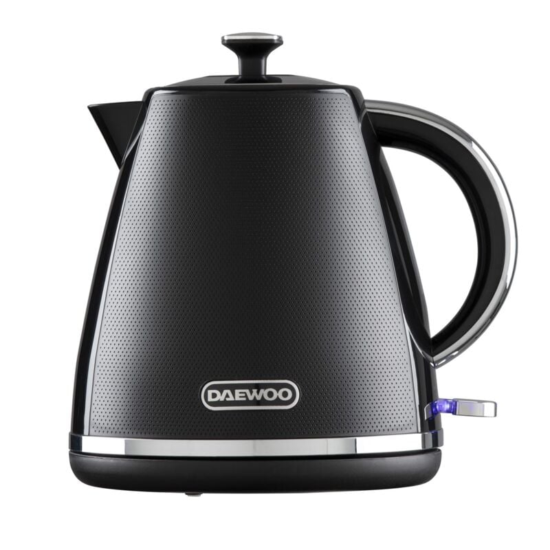 Daewoo Stirling 1.7l 3kw Pyramid Kettle Black