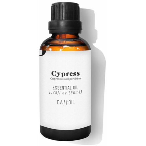 Daffoil Olio essenziale di cipresso 50ml pure ORGANICO 100% naturale ecologico aromaterapia umidificatore