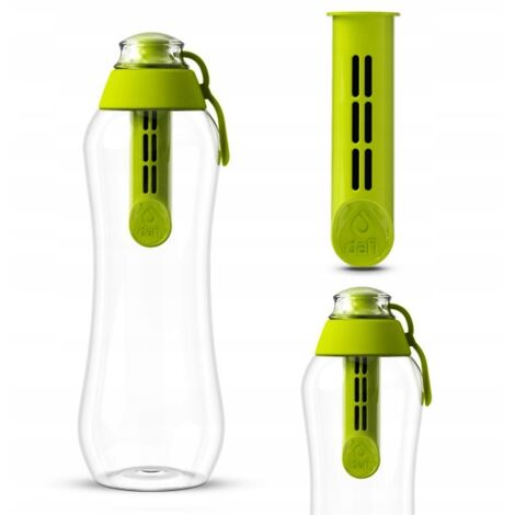 Dafi Wasserfilterflasche Limette 0,3l + 1 Filter