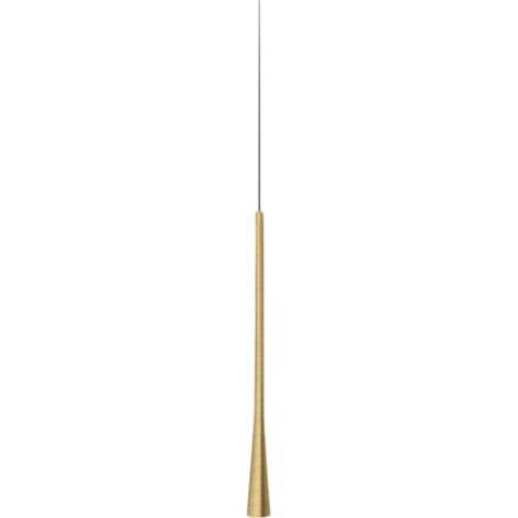 DAFNE S/P - SOSPENSIONE BIANCA IN ALLUMINIO A LED 213LM 3000K 7W 1 LUCE H.40-145MAX