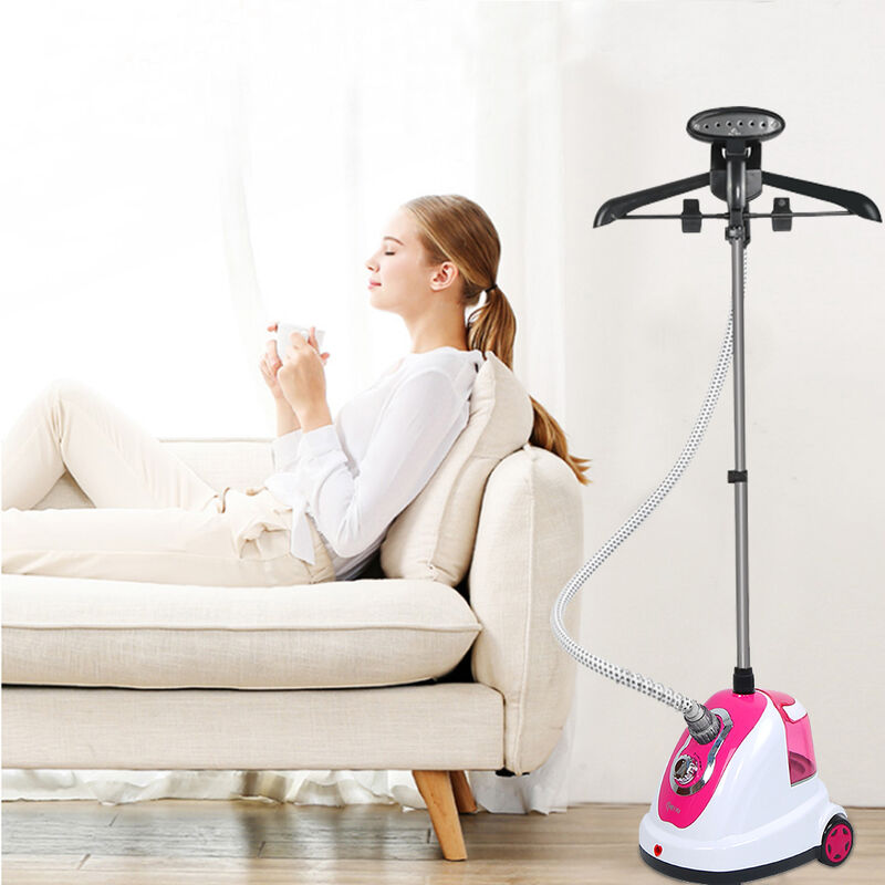 Hofuton Défroisseur Vapeur Vertical, Défroisseur Vapeur 1.7L Grand Réservoir Prêt en 20S, Défroisseur à Vêtements Pour tous Tissus, Tous Vêtements,