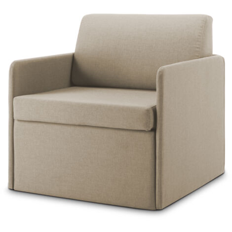 Dag Schlafsessel aus wasserfestem Stoff  T13 78 cm beige