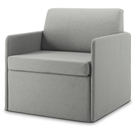 Dag Schlafsessel aus wasserfestem Stoff  T13 78 cm grau