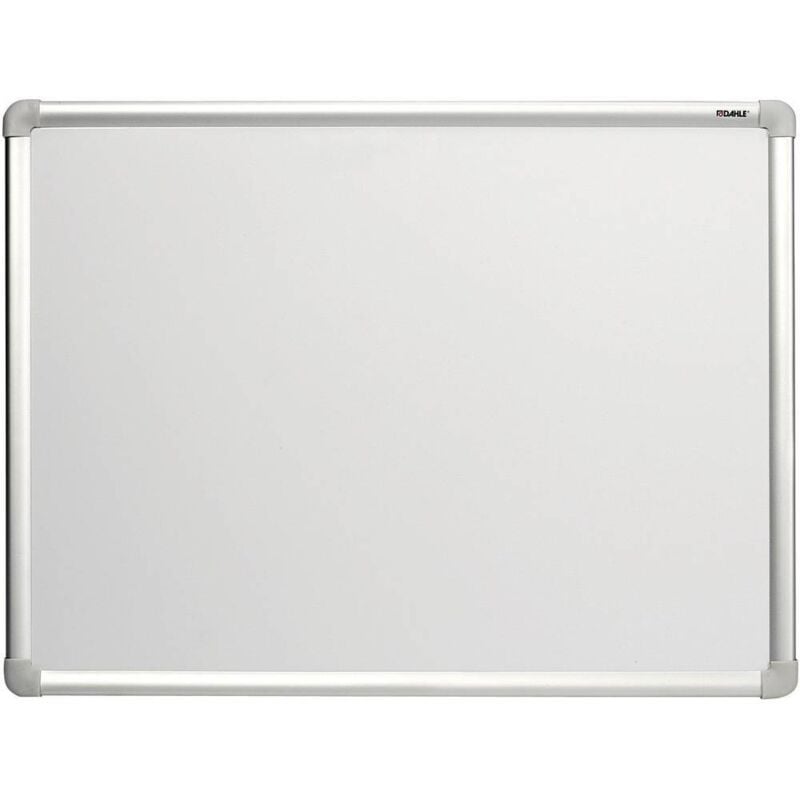 Dahle - Tableau blanc Basic Board 96150 (l x h) 600 mm x 450 mm blanc laqué format paysage ou portrait, boîte de rangemen