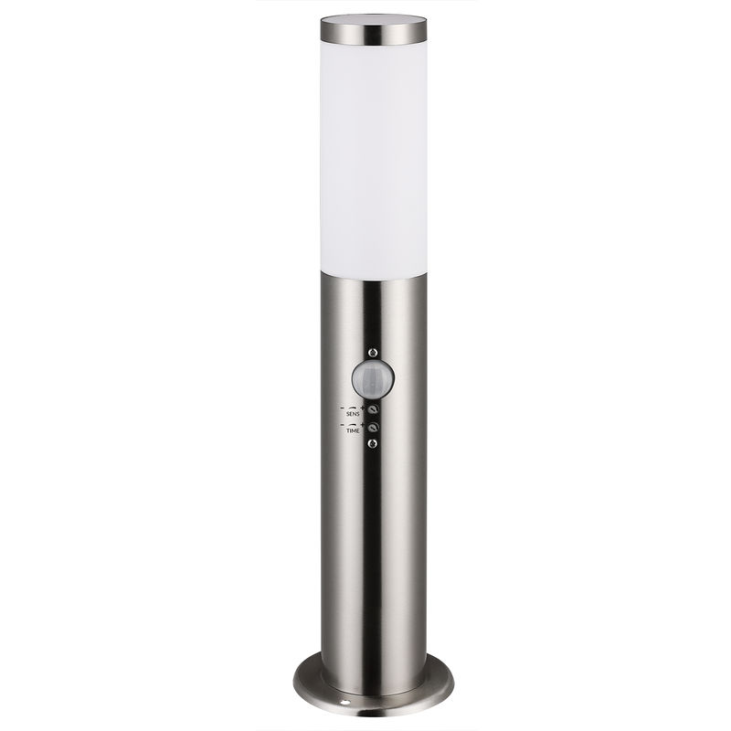 Dahlia Outdoor Light Stainless Steel Silver with motion sensor