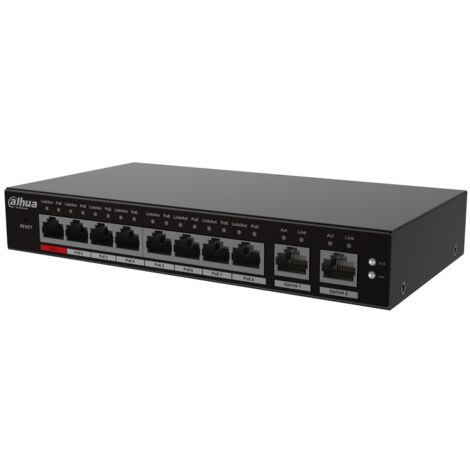 Dahua 10 Port Cloud Managed Switch 8 Porte PoE S4100-8ET2GT-96-C