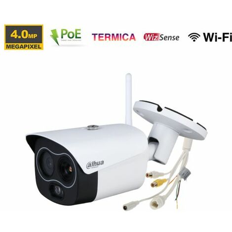 Dahua bullet telecamera Termica IP 4MP POE - TPC-BF1241P-D3F4-WIFI (3.5-4mm) S