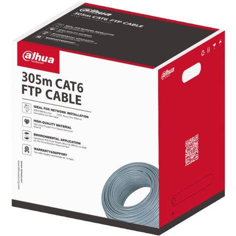 Dahua Cavo 305m FTP CAT6 Rame CPR Eca PFM920I-6F-C