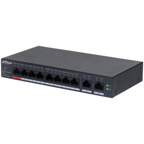 Dahua Cloud Managed Desktop Gigabit Switch 8Porte PoE + 2 CS4010-8GT-110