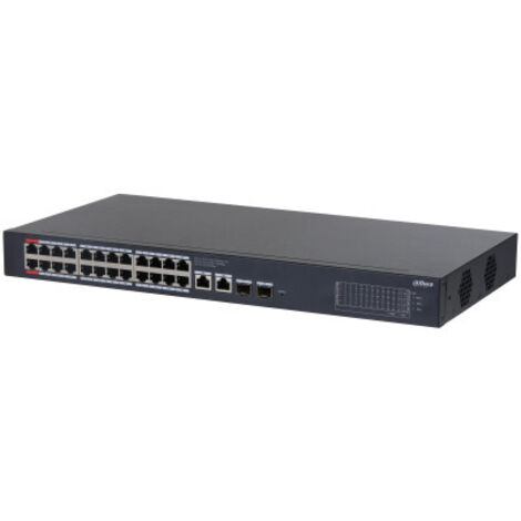 Dahua CS4228-24GT-375 Switch di Rete Gestito L2 24 Porte Gigabit PoE 375W Nero