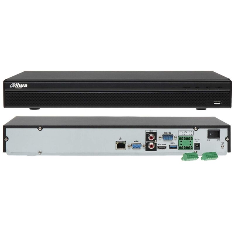 Dahua - nvr 8 channel ip 4K ultra-hd 12 mpx 320 mbps H.265 pro series