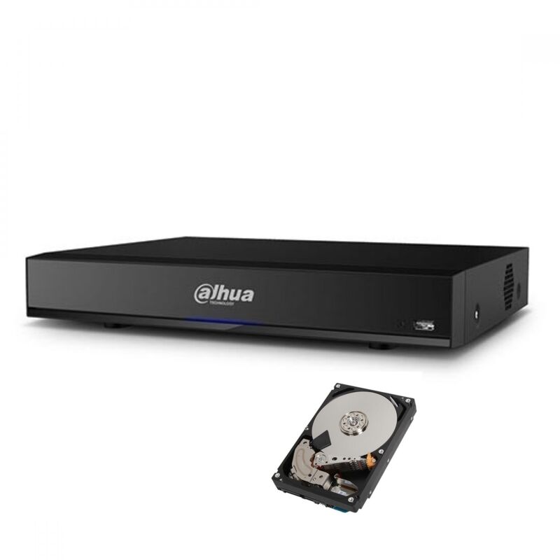 Dahua - dvr 8 canaux 8 mpx 4K hybrid cloud P2P hard dsik 2TB