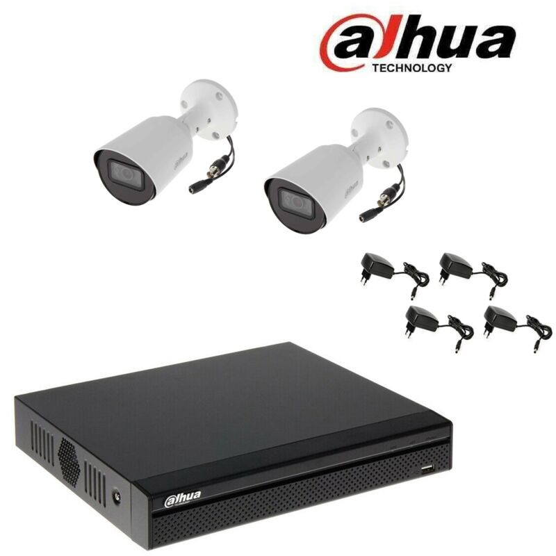 Dahua Dvr Video Surveillance Kit 4 Canaux 2 Cameras 2 Mpx