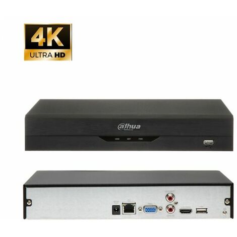Dahua NVR 4 canali Wizsense 80Mbps - NVR4104HS-EI (4K) S