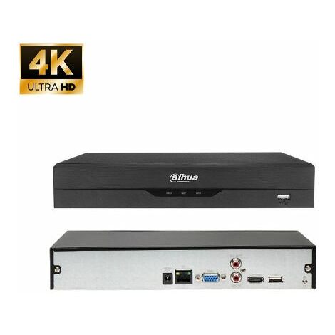 Dahua NVR 8 Canali 4K 8MP 80Mbps Audio - NVR4108HS-4KS2/L (4K)