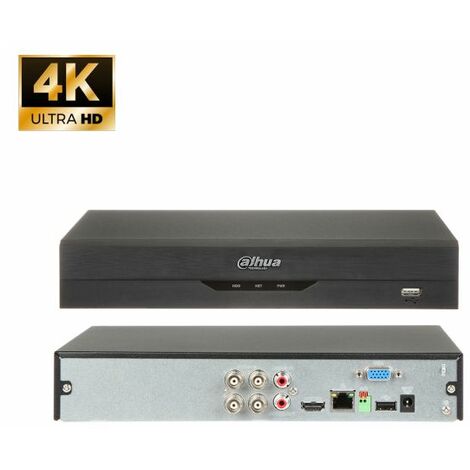 Dahua registratore 4 canali + 4 IP - XVR5104HS-4KL-I2 (4K)