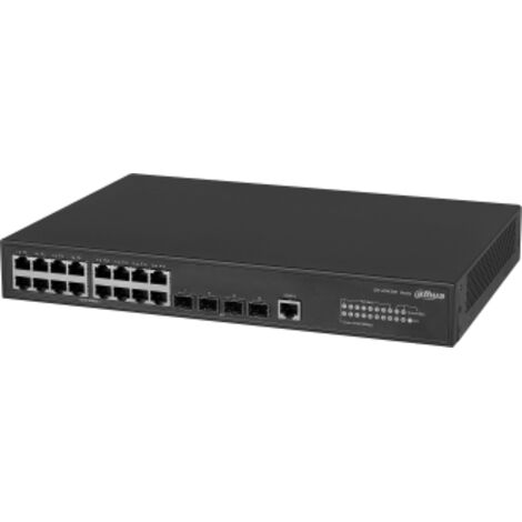 Dahua technology access dh-as4300-16gt4gf switch gestionado l2/l2+ gigabit ethernet (10/100/1000) negro