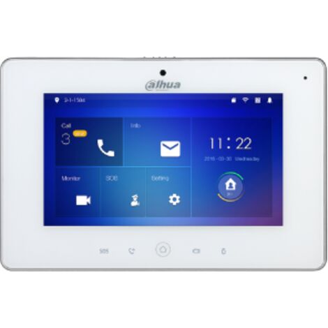 Dahua Technology VTH5221DW-S2 moniteur blanc 7 pouces