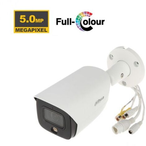 Dahua telecamera AI IP allarme onvif Poe 5MP starlight Full Color - IPC-HFW3549E-AS-LED (3.6mm) S