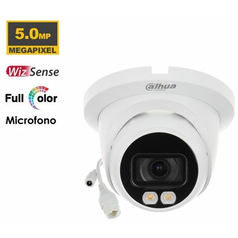 Dahua telecamera AI lite IP Poe 5MP starlight Full Color dome - IPC-HDW3549TM-AS-LED (2.8mm) S